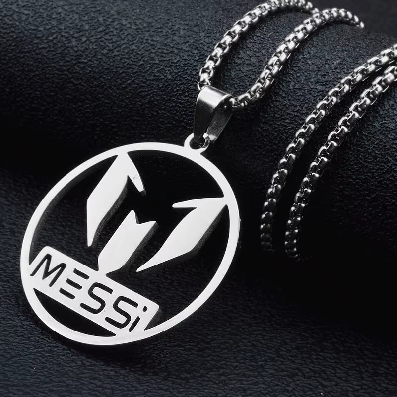 CR7 “SUI” Necklace or Keychain – Stainless Steel Ronaldo Silhouette Pendant