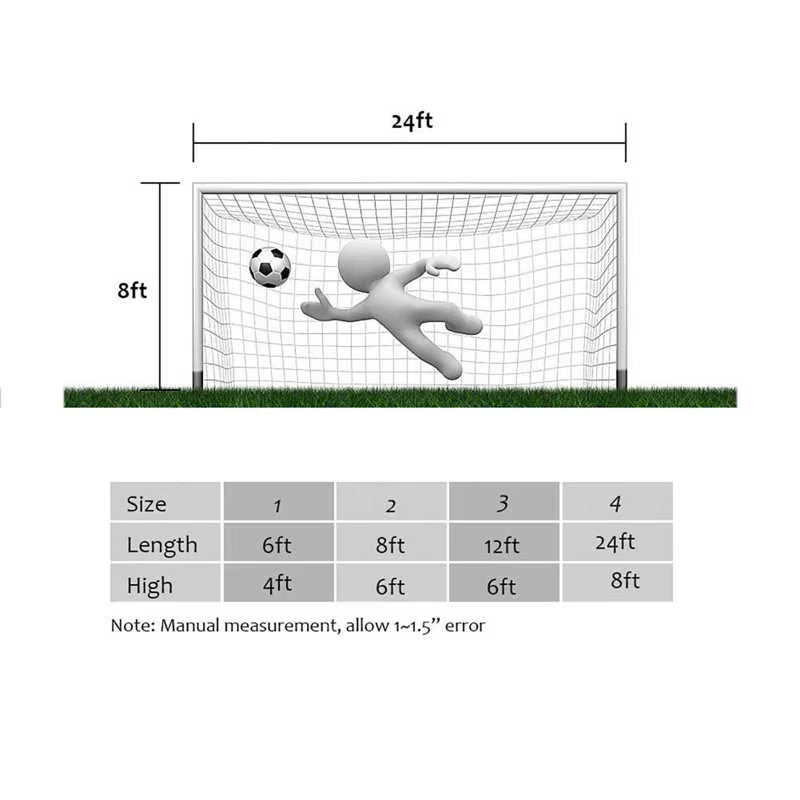 Soccer Goal Net – Replacement Net for Training & Matches (Multiple Sizes)
