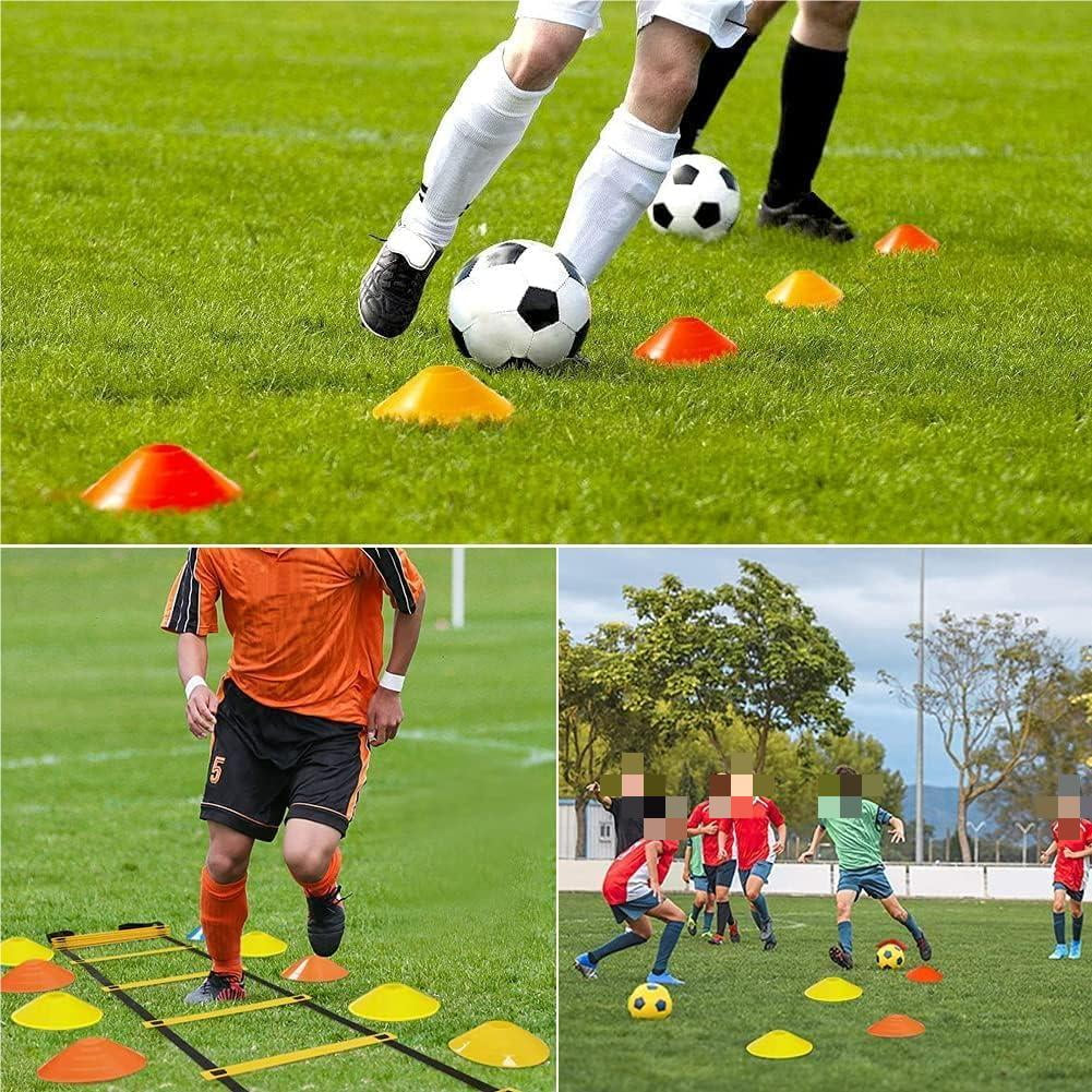 20FT Agility Ladder Training Set – Speed Ladder, Parachute, Cones & Bag