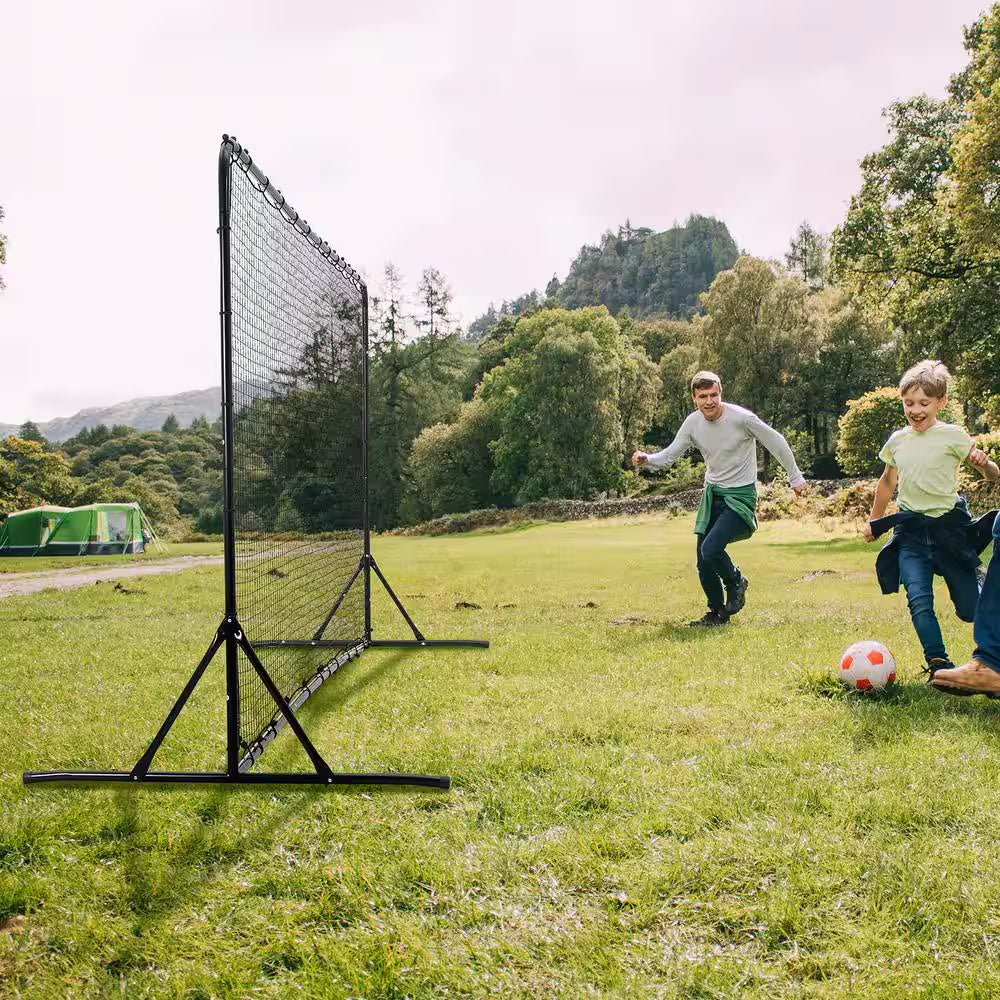 Soccer Rebounder Net 12x6 FT – Adjustable Training Rebound Net with Carry Bag