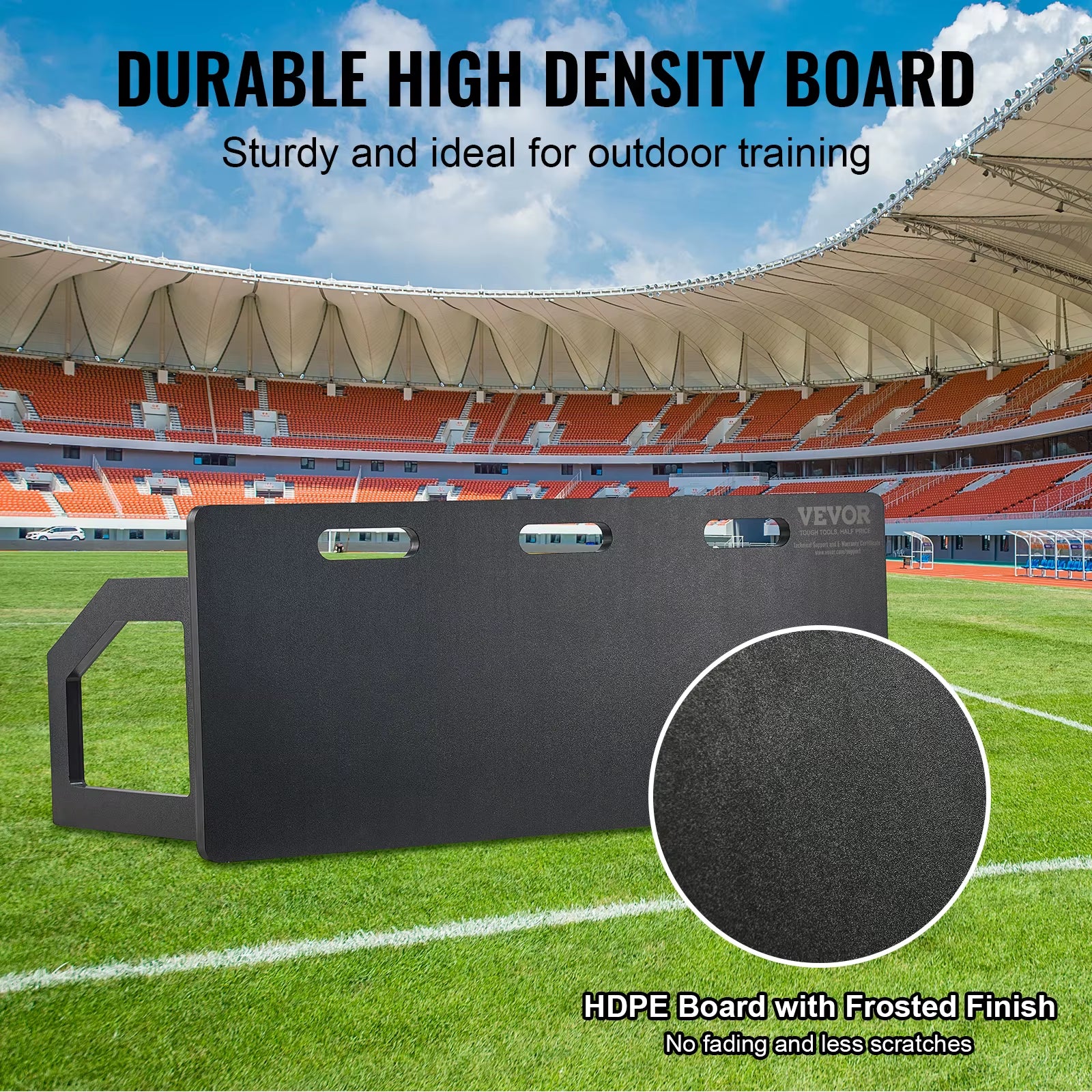 Portable Soccer Rebounder Board – Foldable Passing & Control Trainer