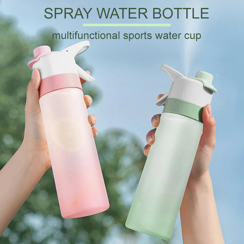 Spray Water Bottle – Cooling Mist Sports Bottle with Large Capacity