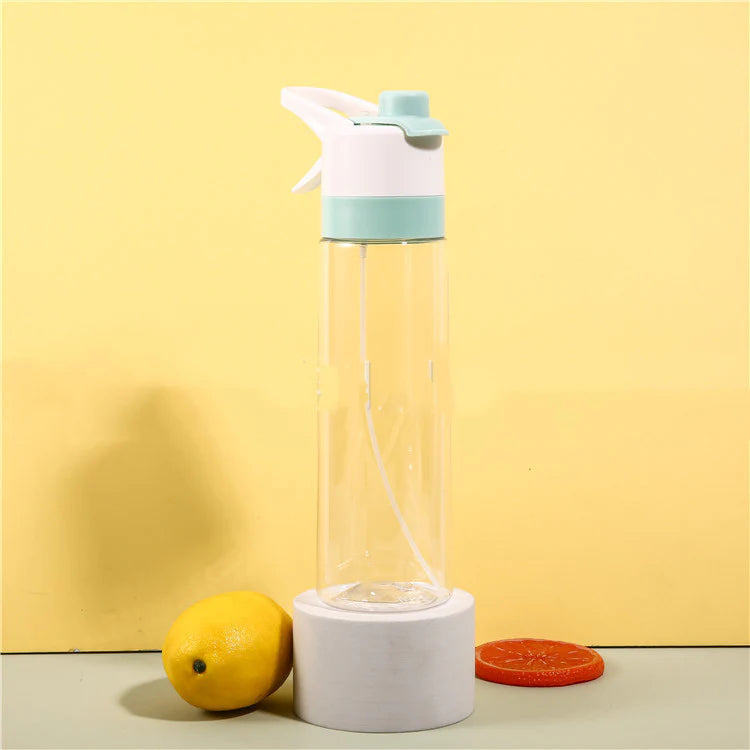 Spray Water Bottle – Cooling Mist Sports Bottle with Large Capacity