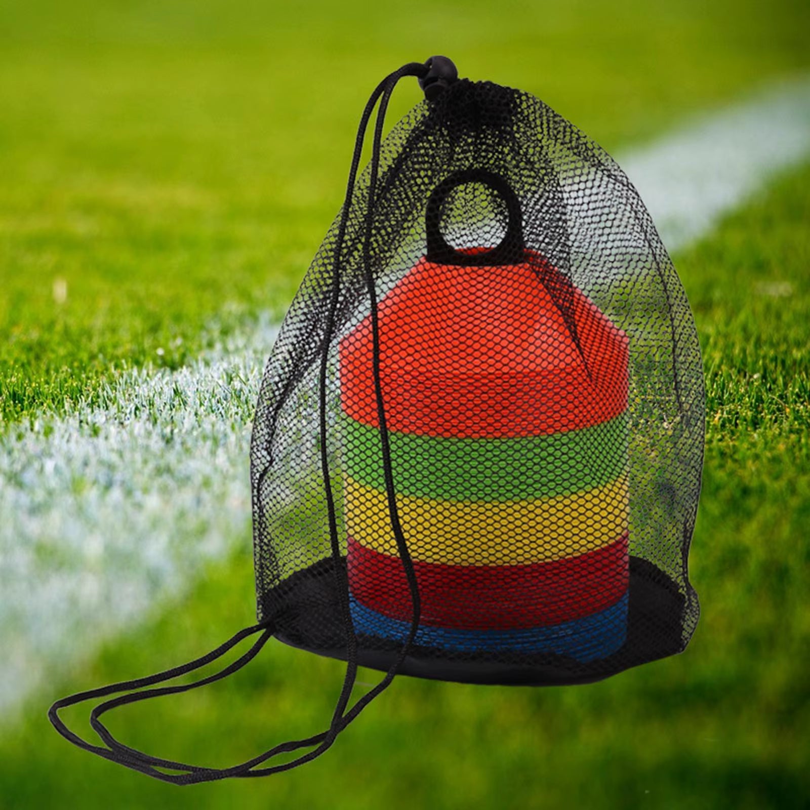 50-Piece Soccer Training Cones – Portable Agility & Practice Markers