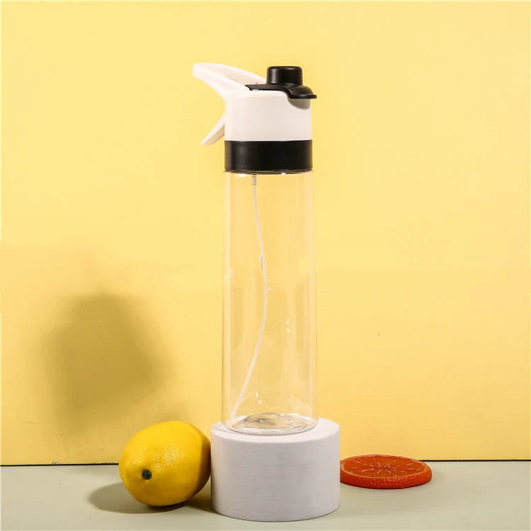 Spray Water Bottle – Cooling Mist Sports Bottle with Large Capacity