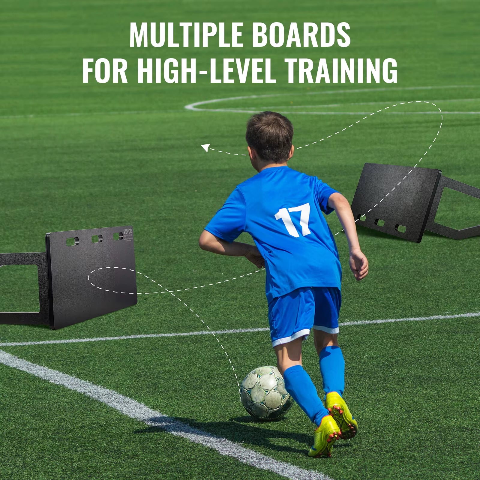 Portable Soccer Rebounder Board – Foldable Passing & Control Trainer