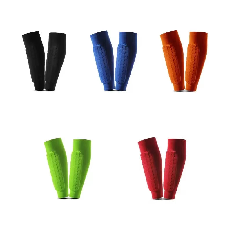 Honeycomb Soccer Shin Guard Sleeves – Built-In Shin Pads