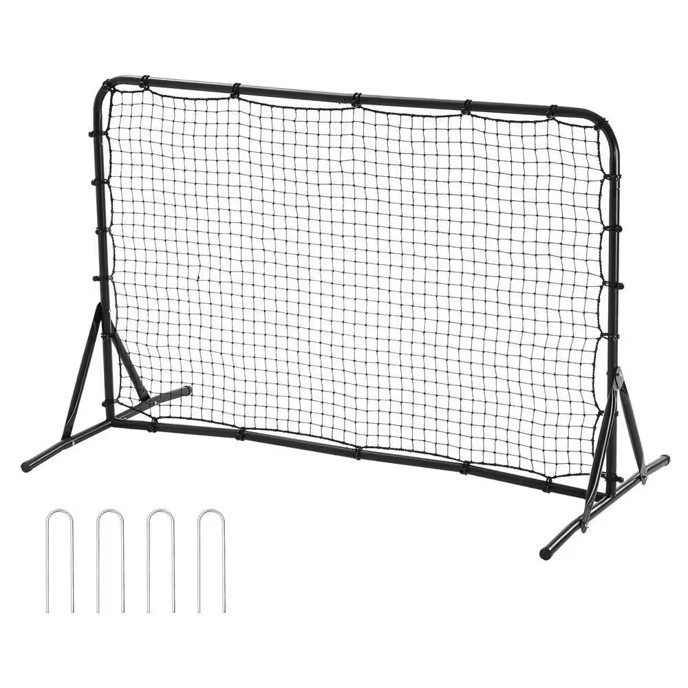 Soccer Rebound Trainer 6x4 FT – Double-Sided Rebound Net with Steel Frame