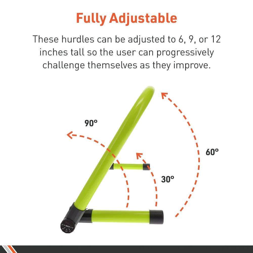 Adjustable Speed Training Hurdles (Set of 5) – Agility & Jump Training