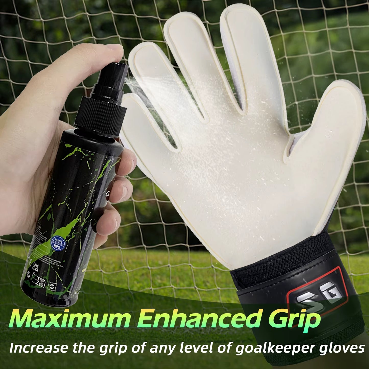 Goalkeeper Glove Grip Spray – Goalie Glove Glue (100ml)