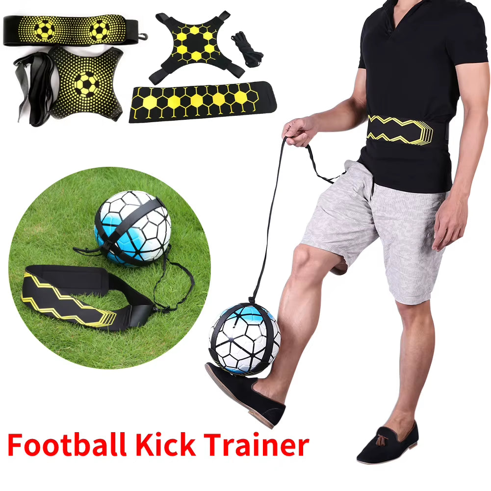 Soccer Kick Trainer Belt – Solo Training Rebound Ball Trainer