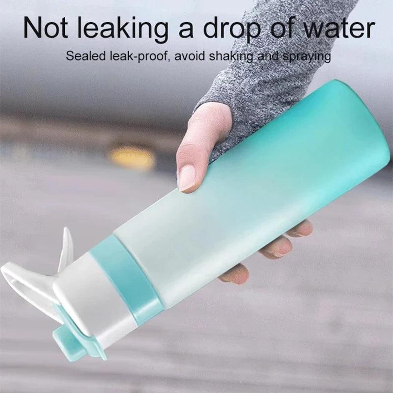 Spray Water Bottle – Cooling Mist Sports Bottle with Large Capacity