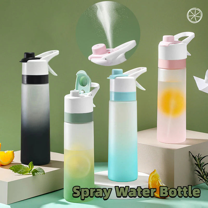 Spray Water Bottle – Cooling Mist Sports Bottle with Large Capacity