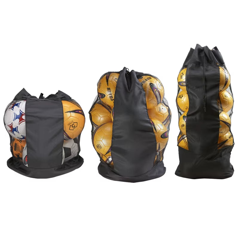 Soccer Ball Carry Bag – Portable Mesh Storage Bag