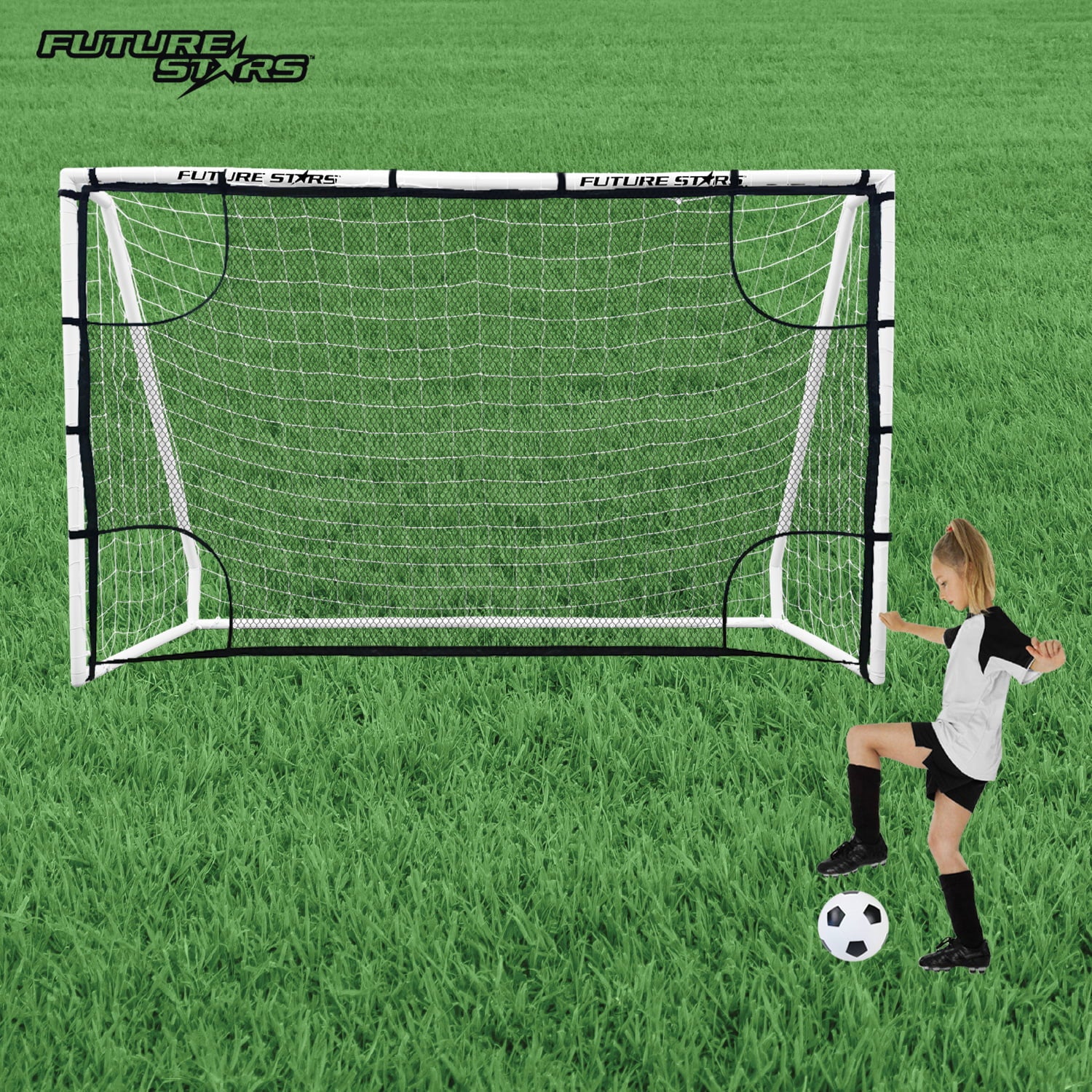 Pro 8FT Soccer Goal Training Kit – Goal, Shooter Tutor, Ball & Pump Set