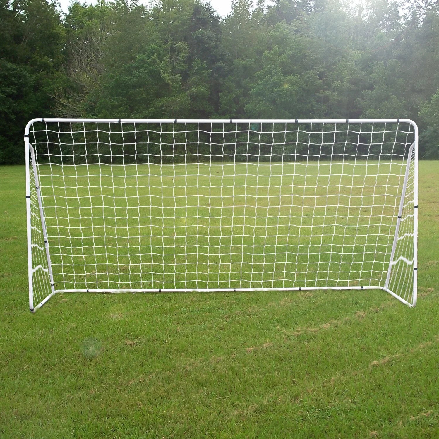12×6 Ft Folding Soccer Goal – Steel Frame Backyard Training Net