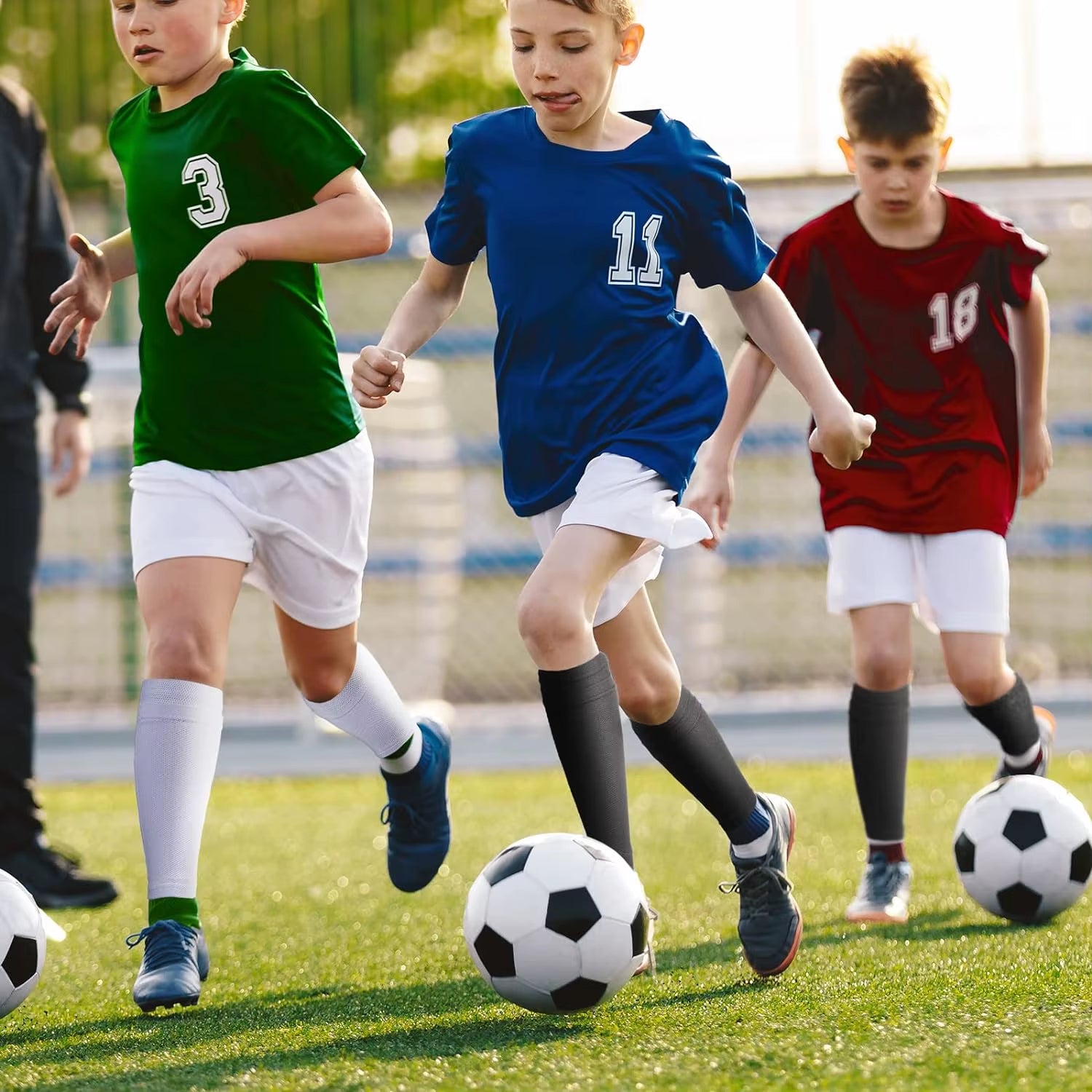 Soccer Shin Guard Sleeves – Shin Pad Holders for Kids & Adults