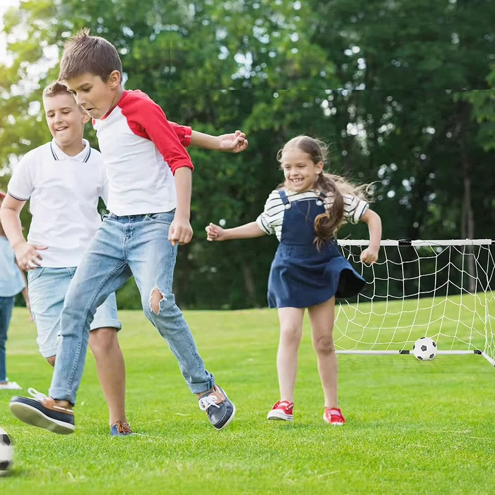 Portable Folding Soccer Goal Set with Ball & Pump