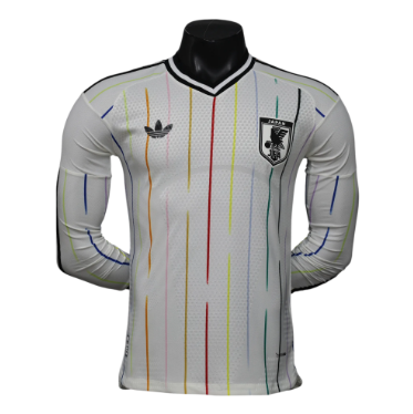 Japan 2026 Long Sleeve Player Version Away Jersey – Size S–XXL – Custom Name & Number, Select Badges