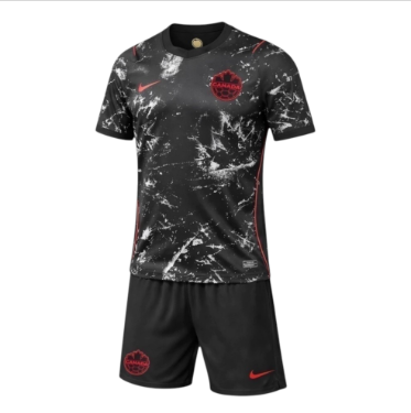 Canada 2026 Kids Away Jersey + Shorts – Sizes 16–28 – Custom Name & Number, Select Badges