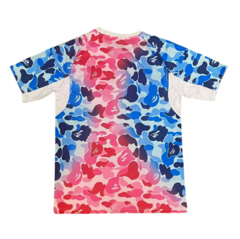 BAPE Blue & Red Camo Special Edition Adult Jersey – Size S–XXL
