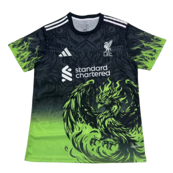 Liverpool 2025-26 Green Phoenix Special Edition Adult Jersey – Size S–XXL – Custom Name & Number, Select Badges