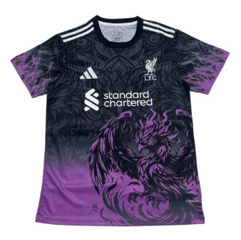 Liverpool 2025-26 Purple Galaxy Phoenix Special Edition Adult Jersey – Size S–XXL – Custom Name & Number, Select Badges