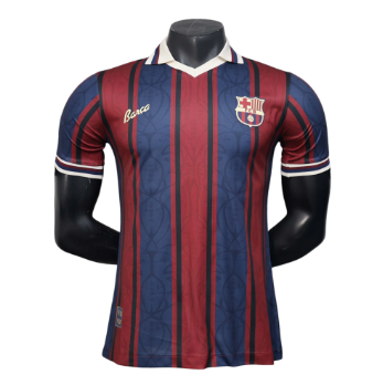 Barcelona 2025-26 Modernist 125th Anniversary Player Version Jersey – Size S–XXL – Custom Name & Number, Select Badges