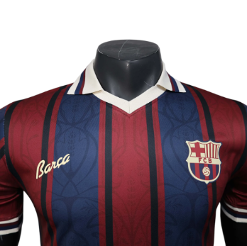 Barcelona 2025-26 Modernist 125th Anniversary Player Version Jersey – Size S–XXL – Custom Name & Number, Select Badges