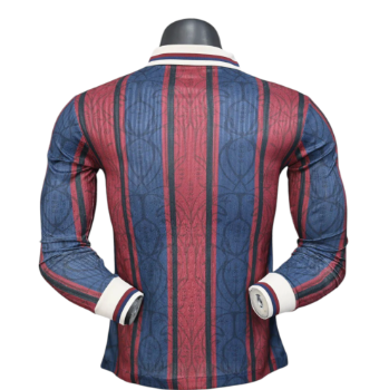 Barcelona 2025-26 Modernist 125th Anniversary Long Sleeve Player Version Jersey – Size S–XXL – Custom Name & Number, Select Badges