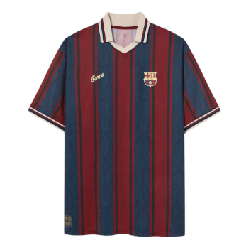 Barcelona 2025-26 Modernist 125th Anniversary Adult Jersey – Size S–XXL – Custom Name & Number, Select Badges