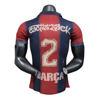 Barcelona x Travis Scott 2025-26 Player Version Special Edition Jersey – Size S–XXL – Select Badges