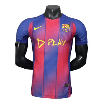 Barcelona x Ed Sheeran 2025-26 Home Player Version Special Edition Jersey – Size S–XXL – Custom Name & Number, Select Badges