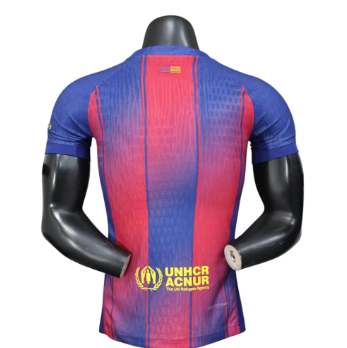 Barcelona x Ed Sheeran 2025-26 Home Player Version Special Edition Jersey – Size S–XXL – Custom Name & Number, Select Badges