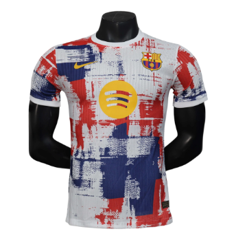 Barcelona 2025-26 Red, White, And Blue Special Edition Player Version Jersey – Size S–XXL – Custom Name & Number, Select Badges