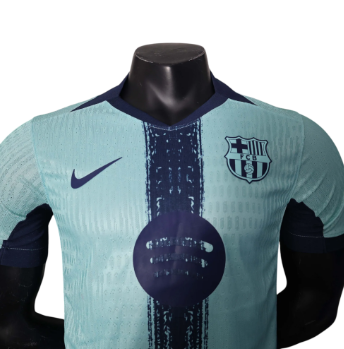 Barcelona 2025-26 Blue Special Edition Player Version Jersey – Size S–XXL – Custom Name & Number, Select Badges