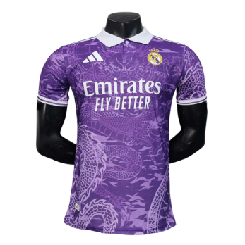 Real Madrid 2025-26 Purple Dragon Player Version Jersey – Size S–XXL – Custom Name & Number, Select Badges