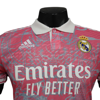 Real Madrid 2025-26 Pink Dragon Player Version Jersey – Size S–XXL – Custom Name & Number, Select Badges