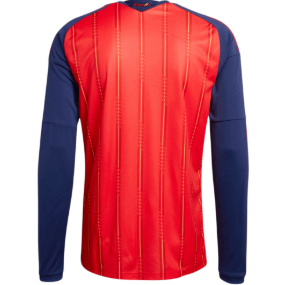 Spain 2026 2 Stars Long Sleeve Adult Home Jersey – Size S–XXL – Custom Name & Number, Select Badges