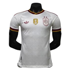 Spain 2026 2 Stars Player Version Away Jersey – Size S–XXL – Custom Name & Number, Select Badges