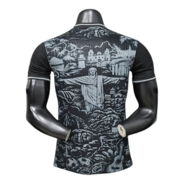 Brazil 2026 Jesus Special Edition Black Player Version Jersey – Size S–XXL – Custom Name & Number, Select Badges