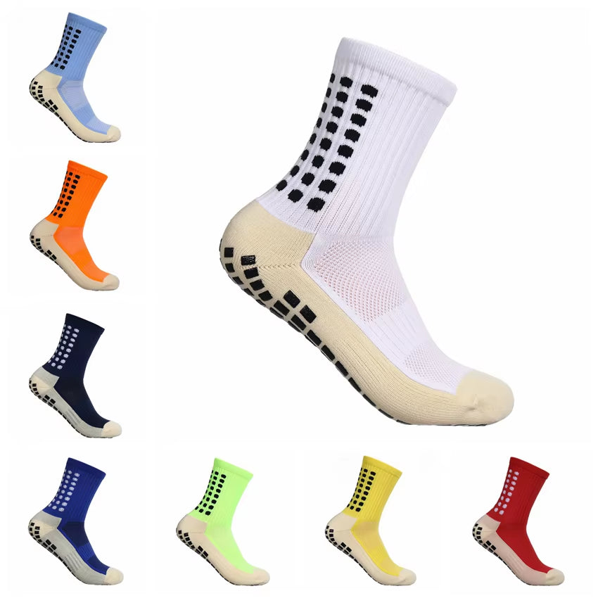 Sports Grip Socks – Anti-Slip Football Soccer & Training Socks