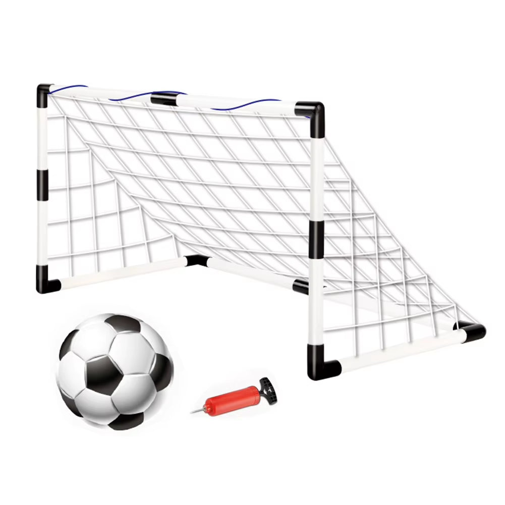 Portable Folding Soccer Goal Set with Ball & Pump