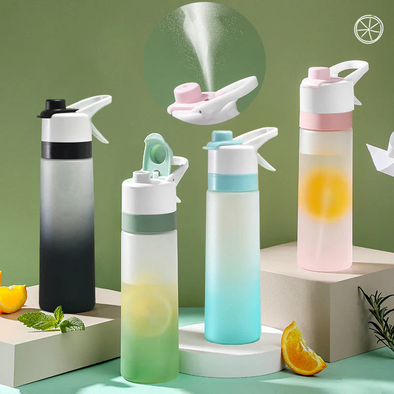 Spray Water Bottle – Cooling Mist Sports Bottle with Large Capacity