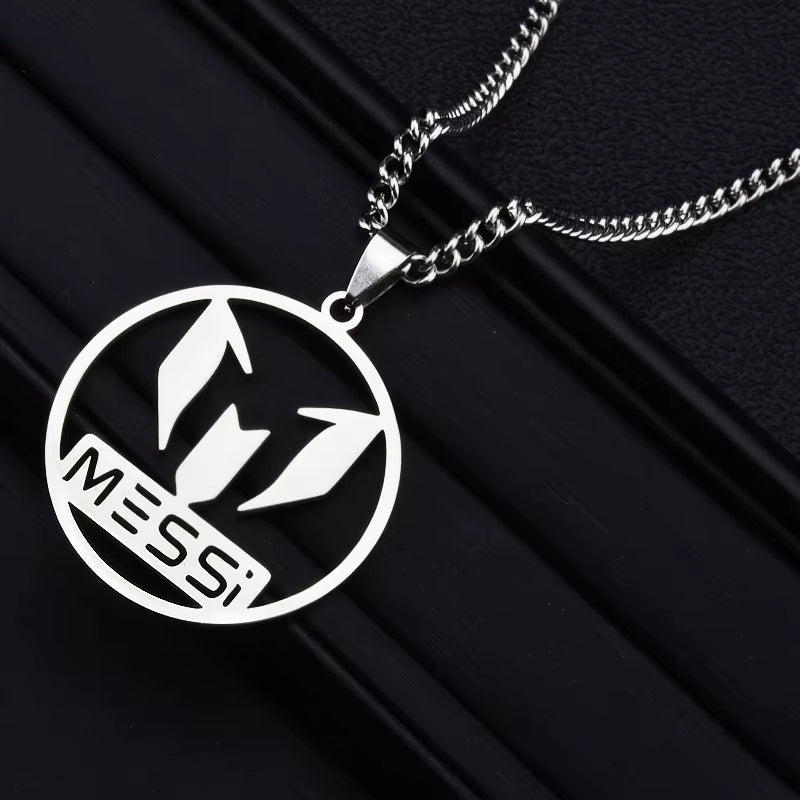 CR7 “SUI” Necklace or Keychain – Stainless Steel Ronaldo Silhouette Pendant