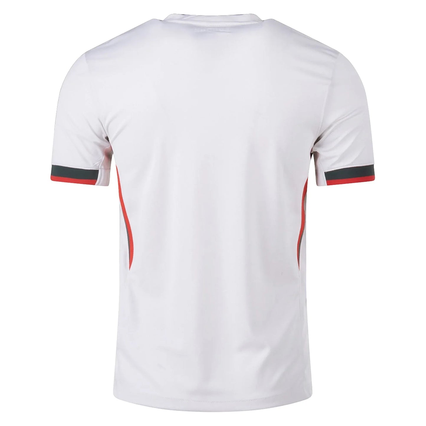 GOATkitz Chelsea 2025-26 adult away jersey, white with red and black trim on sleeves and sides.