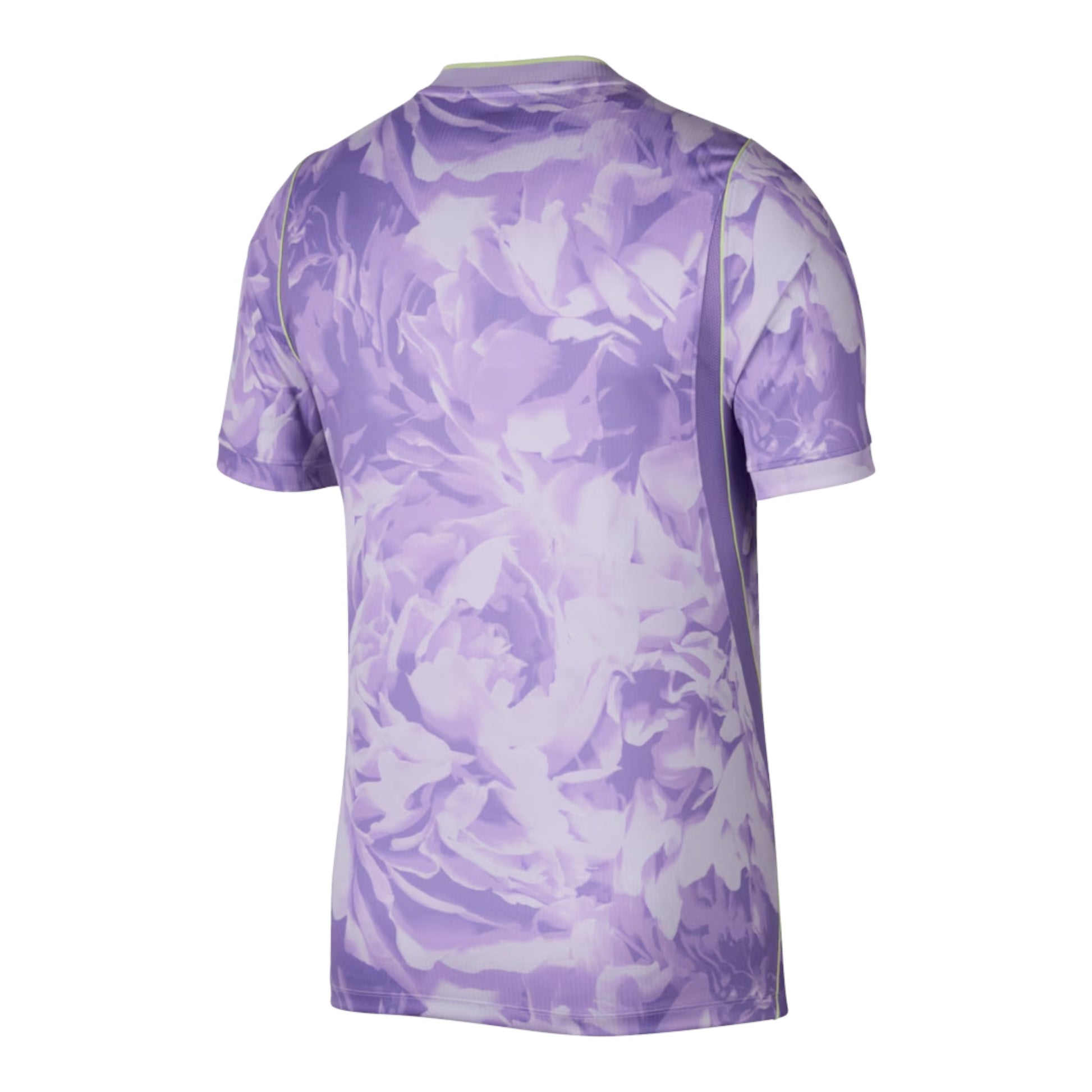GOATkitz South Korea 2026 Adult Away Jersey in purple with a floral pattern. Features a crew neck and short sleeves.