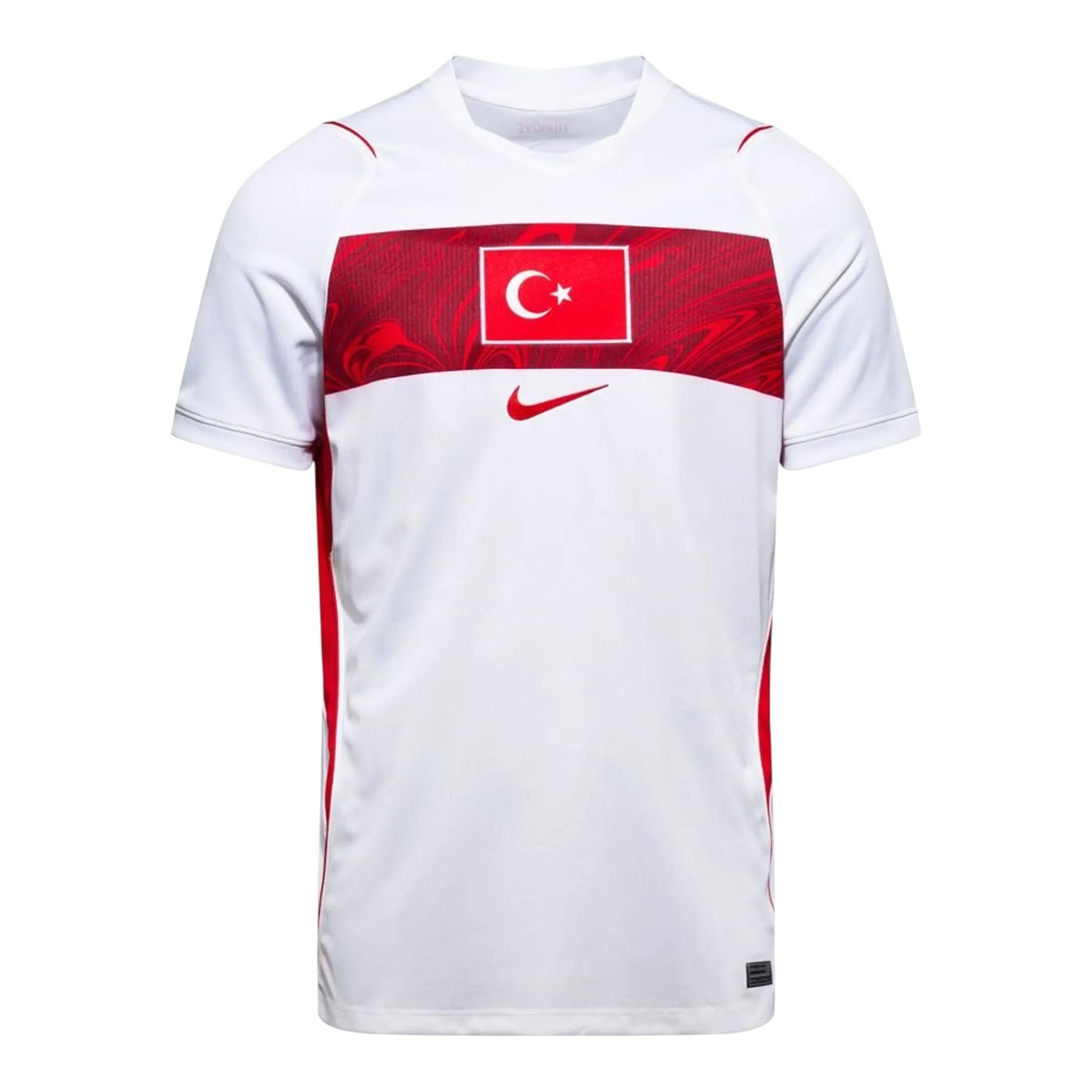 GOATkitz Türkiye 2026 Adult Home Jersey, white with red accents and the Turkish flag on the chest. Customizable.