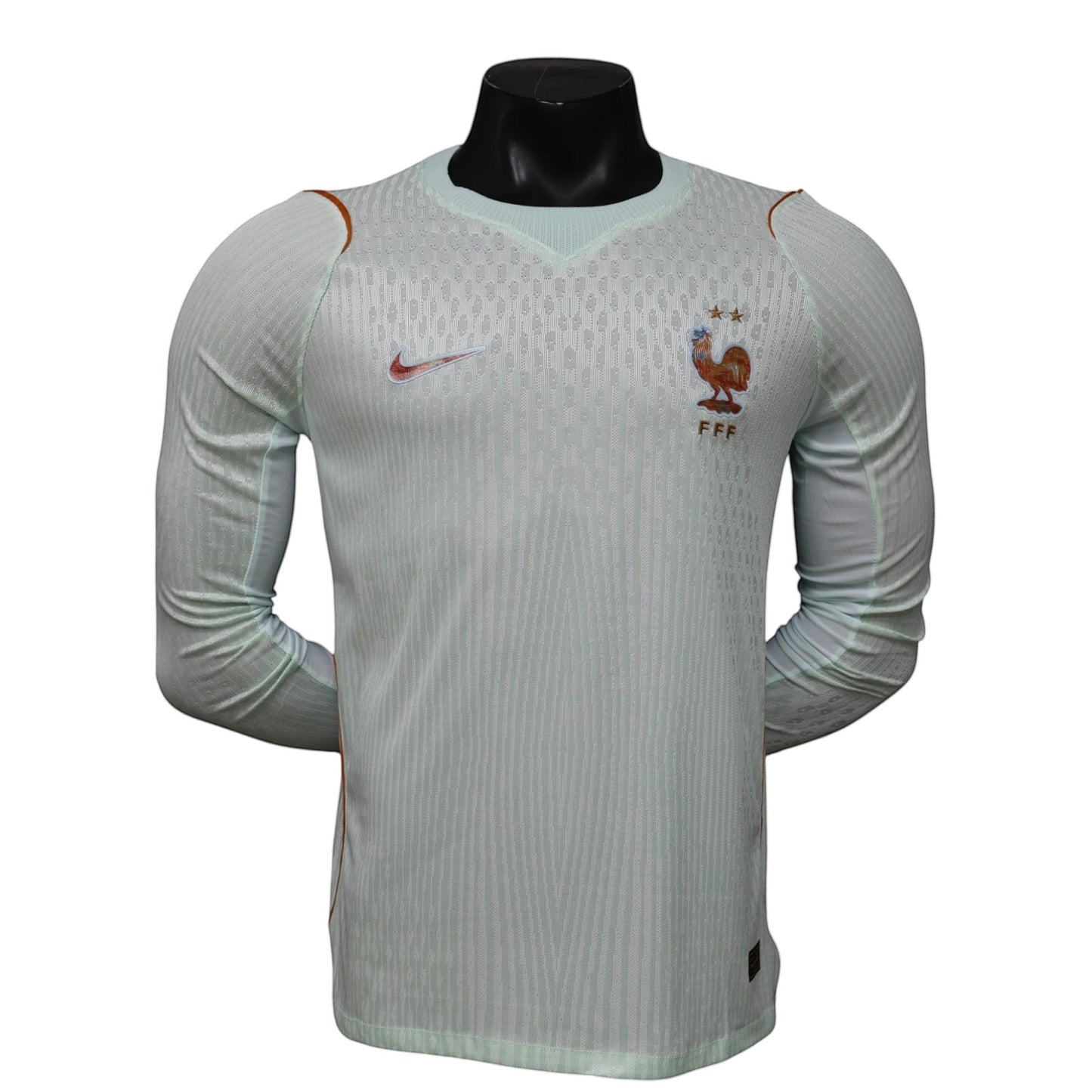 France 2026 Long Sleeve Player Version Away Jersey – Size S–XXL – Custom Name & Number, Select Badges