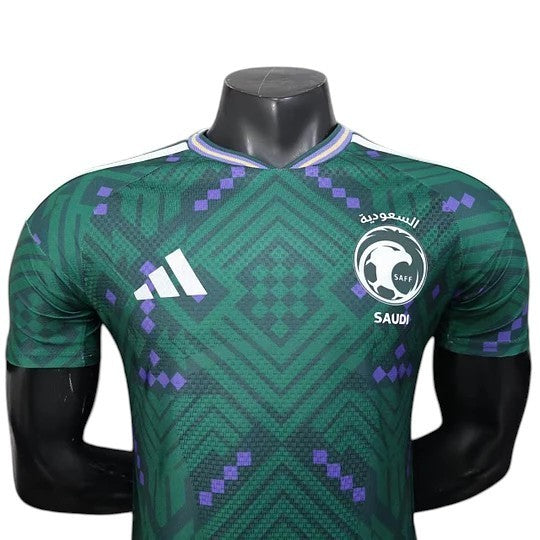 Saudi Arabia 2026 Player Version Home Jersey – Size S–XXL – Custom Name & Number, Select Badges